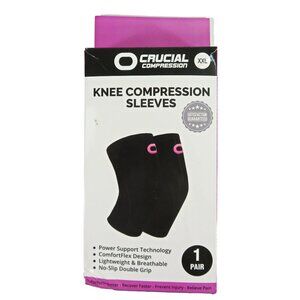 CRUCIAL COMPRESSION Knee Sleeves ~ Size XXL ~ One Pair